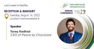 Tareq Hadhad, CEO of Peace by Chocolate