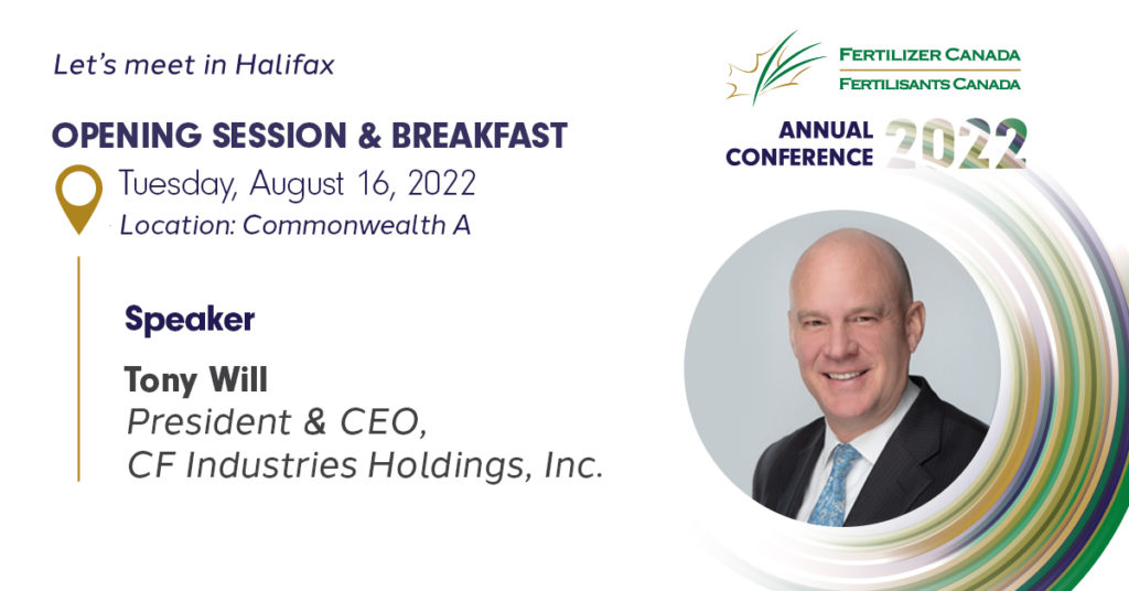 Tony Will, President & CEO, CF Industries Holdings, Inc.